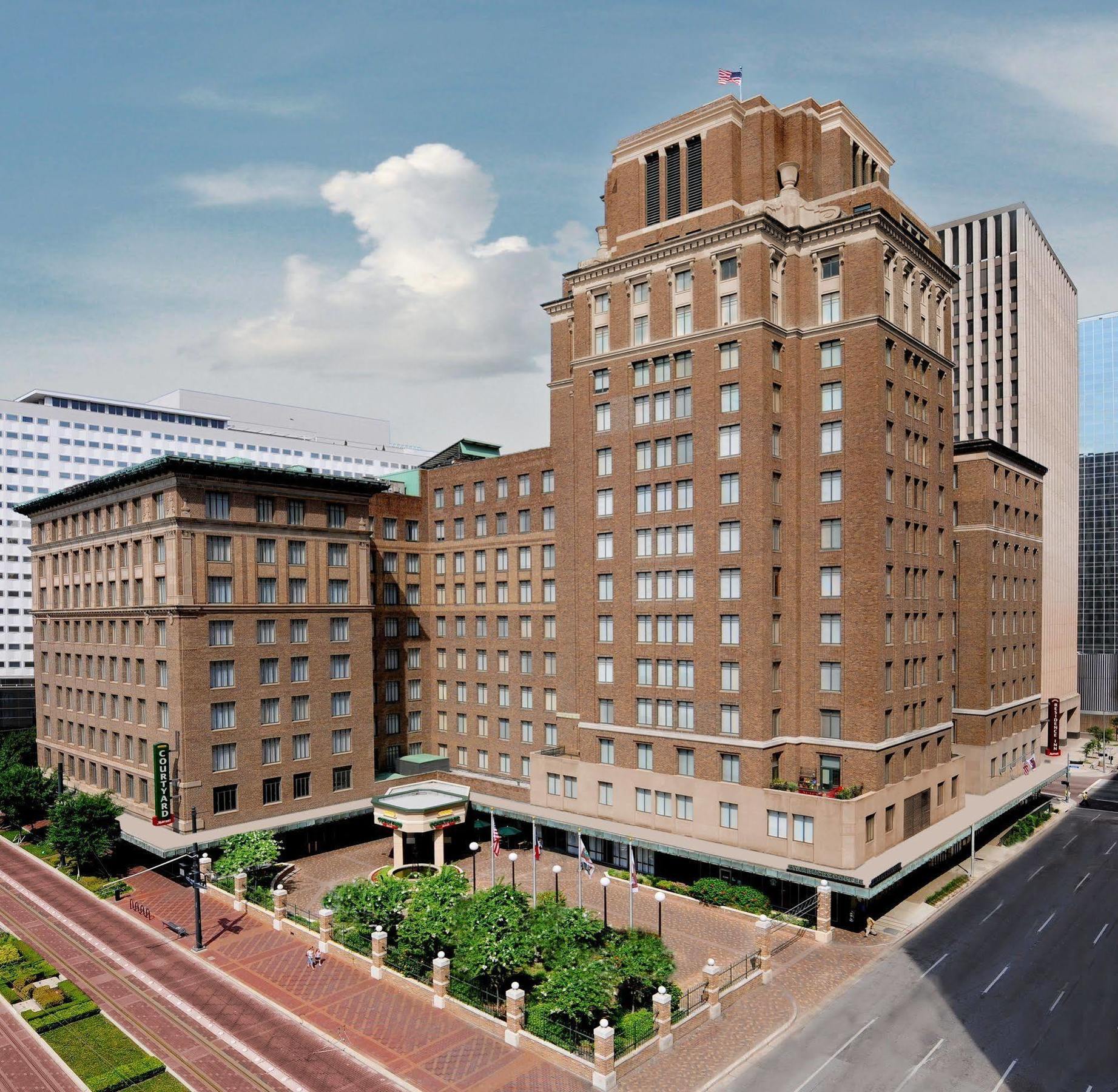 Courtyard Houston Downtown Convention Center Hotell Eksteriør bilde