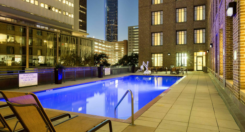 Courtyard Houston Downtown Convention Center Hotell Eksteriør bilde